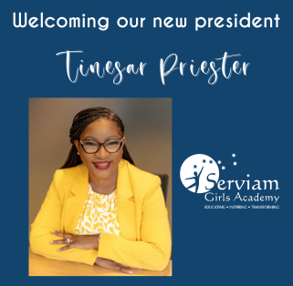 Welcoming Tinesar Priester, Seviam's new president
